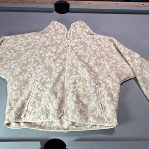 All in Motion Cream Textured Sweatshirt